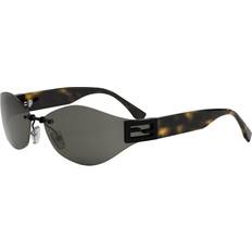 Fendi Unisex Solglasögon Fendi Elegant Metallram Solglasögon - Black