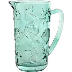 Turquoise Pitchers Home ESPRIT Elegant Turquoise Crystal Jug 1.1 ml Pitcher