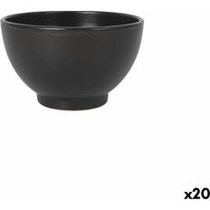Serving Bowls Azofra Black Square 15 x 15 x 9 cm 20 Units Serving Bowl