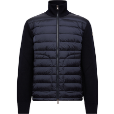Moncler Herr Koftor Moncler Hybrid Zip Cardigan - Black