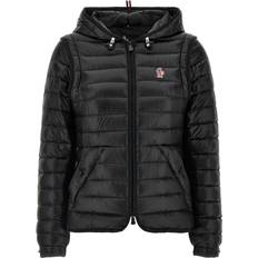 Wool Jackets Moncler Grenoble Karura 2-in-1 Hooded Short Down Jacket - Black