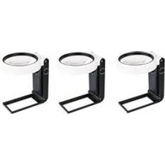 Magnifiers & Loupes Tlily 3pcs Magnifying Glass with Light and Stand