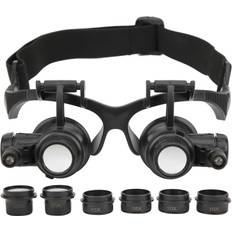 Magnifiers & Loupes Tomtop Jms Jewelry Magnifying Glass with 2 LED Light 10X 15X20X 25X