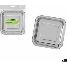 Plate Sets Algon Silver 26cm Set of 3 Plate Sets