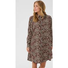 Leopard Klänningar Cream CRTiah Klänning - Multi Color