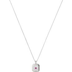 Missoma Silver Necklaces Missoma July Birthstone Pendant Necklace - Silver