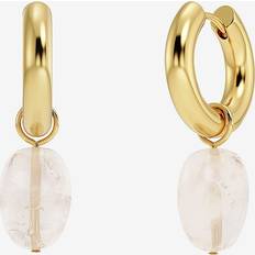 Edblad Beach Crystal Hoops - Guld