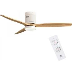 Ceiling Fans Grunkel 55W Brown Ceiling Fan with Light