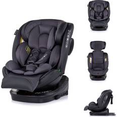 Kindersitze fürs Auto Chipolino Kindersitz Hypnotic i-Size 40-150 cm Isofix Top Tether Kopfstütze Dunkelgrau