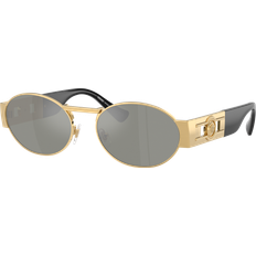 Herre - Runde Solbriller Versace Ve2264 100230 Solbriller Mænd - Gul