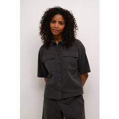 Kaffe Dame Skjorter Kaffe Kanaya Liah Shirt - Black