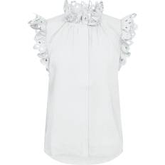 Dame - Hør Overdele Copenhagen Muse Bluse NATULI - Blå