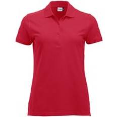 Oversize Polo Shirts Clique Classic Marion Short-Sleeved Polo Shirt - Red