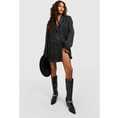 Women Tights boohoo Womens Single Fishnet Tights - Black