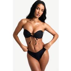 boohoo Womens Swimwear Essentials V Front Brief - Black
