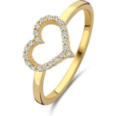 Guld Ringar New Bling Stilren 14K Guld Damen Ring - Ny