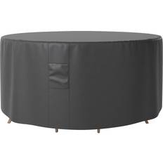 Garden & Outdoor Furniture OutSunny Black Round Waterproof Garden Furniture Cover 81 x 193 x 193 cm
