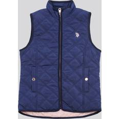 Padded Vests Children's Clothing on sale U.S. Polo Assn. Hacking Gilet - Navy