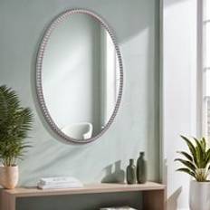 Acrylic Mirrors Home Garden Direct Amalfi Oval 60x80 Silver One Size Wall Mirror