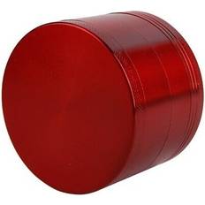 Cigarette Rolling Machines Aihontai Multi Style Smoke Grinder Metal Zinc Alloy Herb Tobacco Crusher 50mm Red