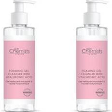 SkinChemists Facial Cleansing skinChemists Foaming Gel Cleanser with Hyaluronic Acid 200ml x 2 Duo Pack