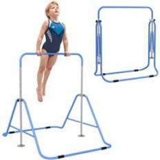 Wall Bars Homcom Kids Gymnastic Bar with Adjustable Height