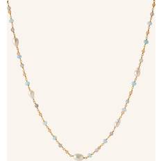 Blå Halskæder Pernille Corydon Mellow Blue Necklace - Gold