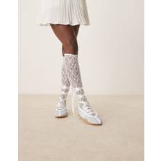 Snörning Ballerinaskor adidas Taekwondo Mei Ballerinasneakers - Ljusblå/Vit