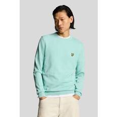 Scott Herr Tröjor Scott Cotton Crew Neck Jumper - Blå