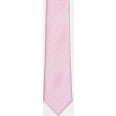 French Connection Polka Dot Tie - Pink/White