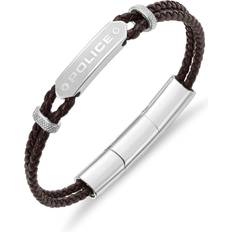 Bruna Armband Police Herrbrunt Armband