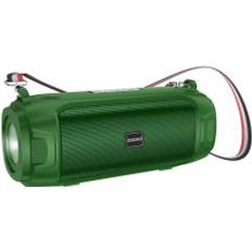 Hpa 4in1 Trådlös Högtalare 5W Bluetooth 5.0 FM Radio Solpanel Ficklampa Grön