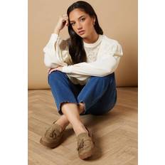 Green - Women Low Shoes Oasis Suede Tassel Chunky Loafers - Olive