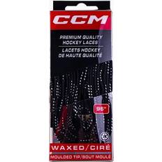CCM Waxed Laces Black