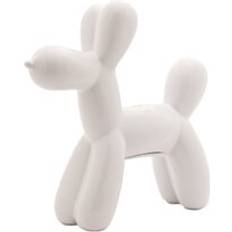 Zoomie Kids Plus Ceramic Dog Piggy Bank 7.5 H x 2.0 W x 7.5 D in Porcelain
