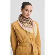 Dame - Gul Halstørklæde & Sjal Liu Jo Leopard Print Foulard Tørklæde - Beige/Pastelgul/Lilla