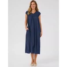 Midikjoler Kaffe Kathua Dress - Midnight Marine
