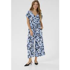 Jumpsuits & Overalls på tilbud Kaffe Kamira Plain Weave Jumpsuit - Blue Flower Print