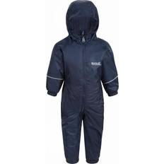 Rain Overalls Children's Clothing Regatta Kid's Splosh III Waterproof Puddle Suit - Navy Blue