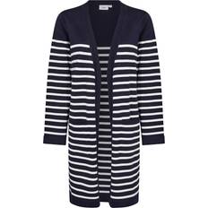 Ull Koftor Saint Tropez Grilasz Open Cardigan Dam Koftor - Blue
