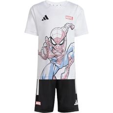 adidas X Marvel Spider-Man T-shirt Set - White/Black