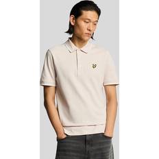 Pink Polo Shirts Lyle & Scott Tipped Polo Shirt Pink Salt/White