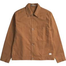 Norse Projects Overtøj Norse Projects Canvas Overshirt Duck Klassisk Design - Brun
