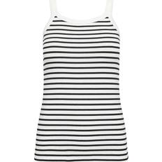 Stribede Toppe Kaffe Kaliddy Tank Top - Black