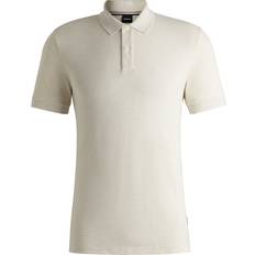Breathable Polo Shirts Boss Black Organic Cotton Regular Fit Polo Shirt
