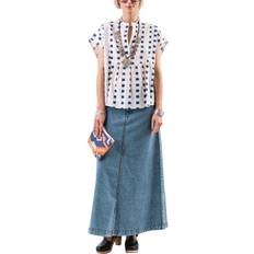 Lollys Laundry Nederdele Lollys Laundry Lunall Maxi Skirt - Blue