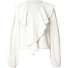 Dame - Stribede Bluser Soaked in Luxury Slroya Blouse - Beige