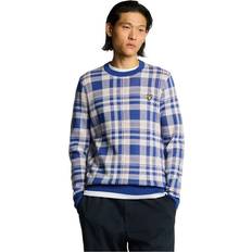 Checkered - Men Jumpers Lyle & Scott Tartan Crew Neck Jumper