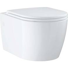 Grohe Toiletter & WC Grohe Start Round Ceramic Væghængt Toilet Hvid