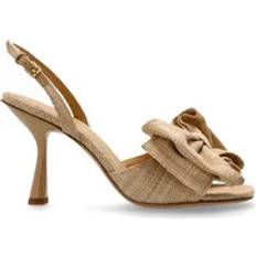 Dam - Textil Sandaletter Kate Spade Klack Sandaler - Beige